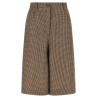 Prince of Wales lamé bermuda shorts