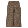 Prince of Wales lamé bermuda shorts