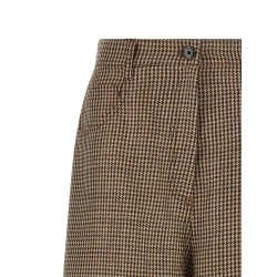 Prince of Wales lamé bermuda shorts