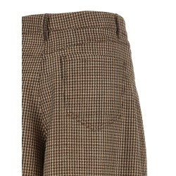 Prince of Wales lamé bermuda shorts