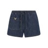 Valentino Garavani Chambray Denim Shorts