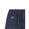 Valentino Garavani Chambray Denim Shorts