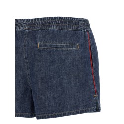 Valentino Garavani Chambray Denim Shorts