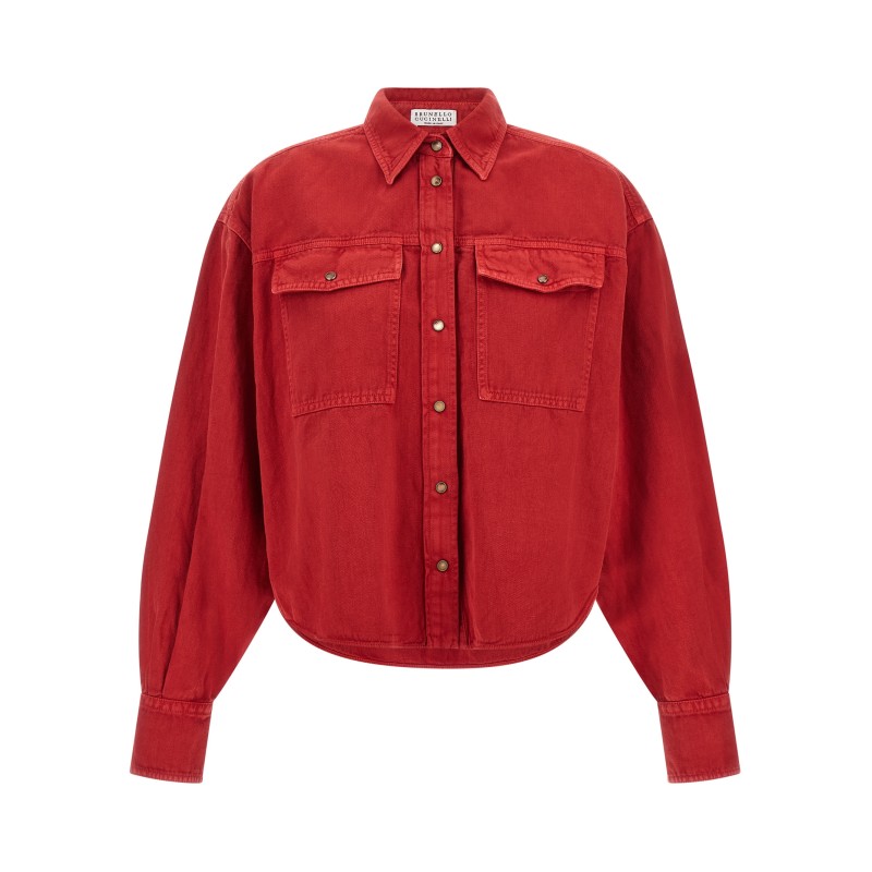 Cotton and linen shirt