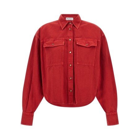 Cotton and linen shirt