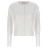 Pointelle viscose cardigan