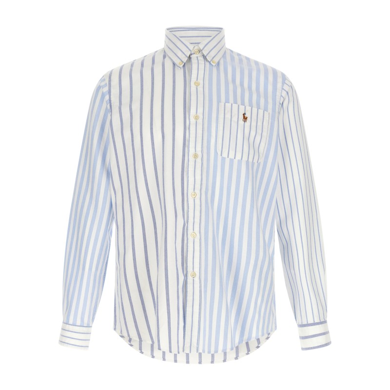 Oxford patchwork shirt