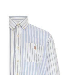 Oxford patchwork shirt