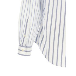 Oxford patchwork shirt