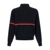 Inlaid striped polo shirt