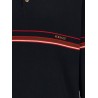 Inlaid striped polo shirt