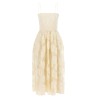 'Flower Mesh Midi' dress