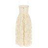 'Flower Mesh Midi' dress