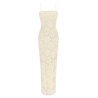 'Flower Mesh Tube' dress