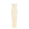 'Flower Mesh Tube' dress