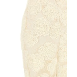 'Flower Mesh Tube' dress