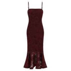 'Flower Mesh Flounce' dress