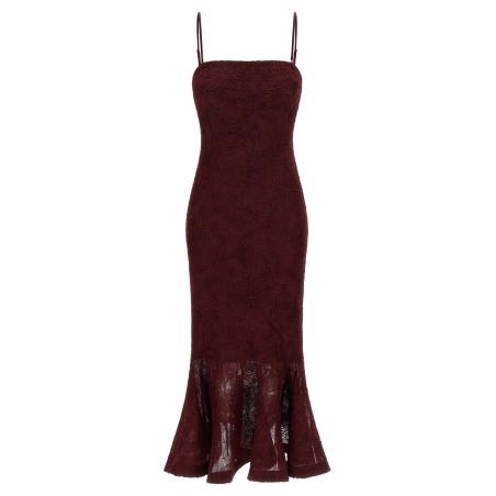 'Flower Mesh Flounce' dress