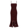 'Flower Mesh Flounce' dress