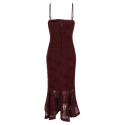 'Flower Mesh Flounce' dress