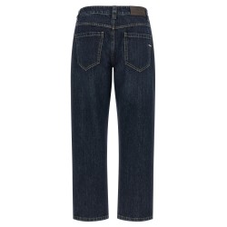 'Shiny Bartack' jeans