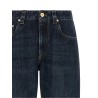 'Shiny Bartack' jeans