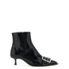 'Buckle' ankle boots