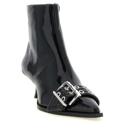 'Buckle' ankle boots