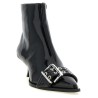 'Buckle' ankle boots