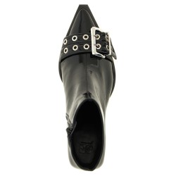 'Buckle' ankle boots