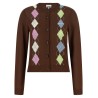 'Argyle' cardigan