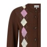 'Argyle' cardigan