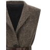 Mélange wool vest