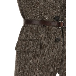Mélange wool vest