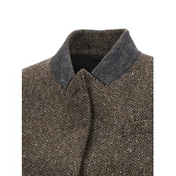 Mélange wool vest