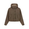 Donegal tweed down jacket