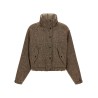 Donegal tweed down jacket