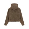 Donegal tweed down jacket