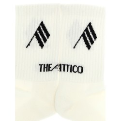 Logo intarsia socks