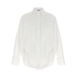 Shaped hem shirt