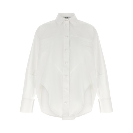 Shaped hem shirt