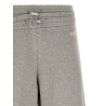 Asymmetrical double waist trousers