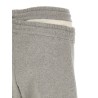 Asymmetrical double waist trousers