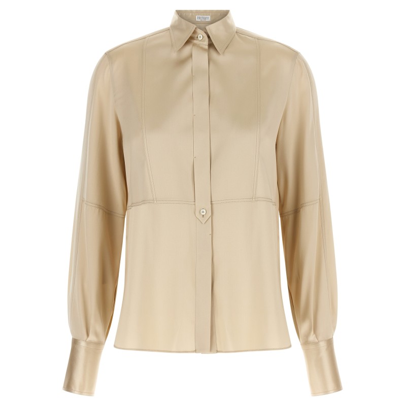 Satin silk shirt