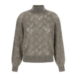 'Dazzling Abstract Leaf' sweater