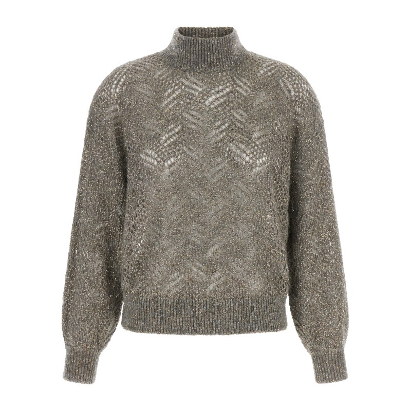 'Dazzling Abstract Leaf' sweater
