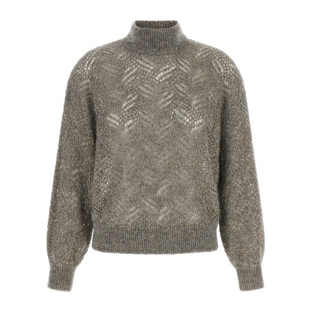 'Dazzling Abstract Leaf' sweater