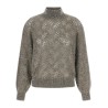 'Dazzling Abstract Leaf' sweater