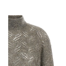 'Dazzling Abstract Leaf' sweater