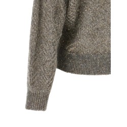 'Dazzling Abstract Leaf' sweater